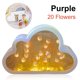 thumbnail image 1 of Luz de noche LED de tulipán de nube DIY, adornos de dormitorio de niña, marco de fotos hecho a mano creativo, espejo, lámparas de mesa, mesita de noche, regalos de cumpleaños, 1 of 4