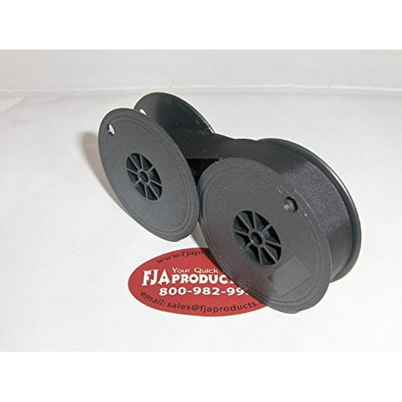 FJA Products Royal Portable Typewriter Ribbon with 2" Spools for Royal PORTABLE Typewriters, Black