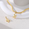 thumbnail image 4 of MULA Original S925 Sterling Silver Alphabet Letter X Charms Gold Plated Pave AAA CZ DIY Pendant fit Bracelets Gift for Women with Pouch, 4 of 6