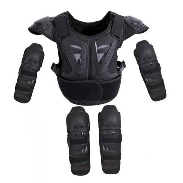 Kids Dirt Bike Armor Set Chest Protector With Knee/Elbow Pads