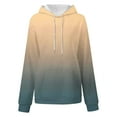 thumbnail image 4 of Up to 50% off kttectoa Womens Tops Long Sleeve Hooded Hoodie Sweatshirts Color Block Print Sweatshirts Trendy Hoodies with Pockets Athletic Pullovers Fall Sweatshirts Fall Clothes for Women 2024, 4 of 4