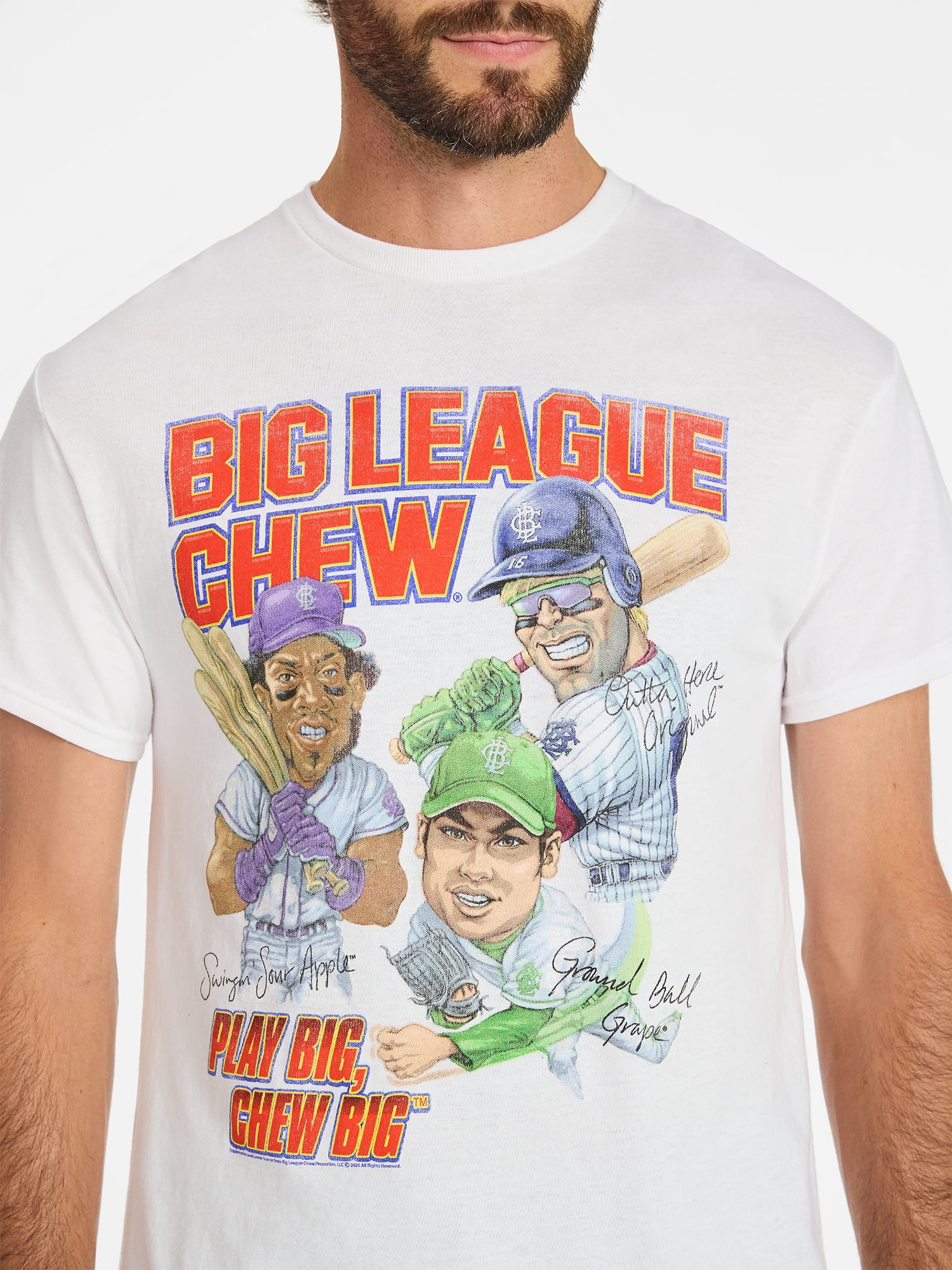 Big League Chew Men's & Big Men's Graphic Tee Shirt, Sizes S-3XL