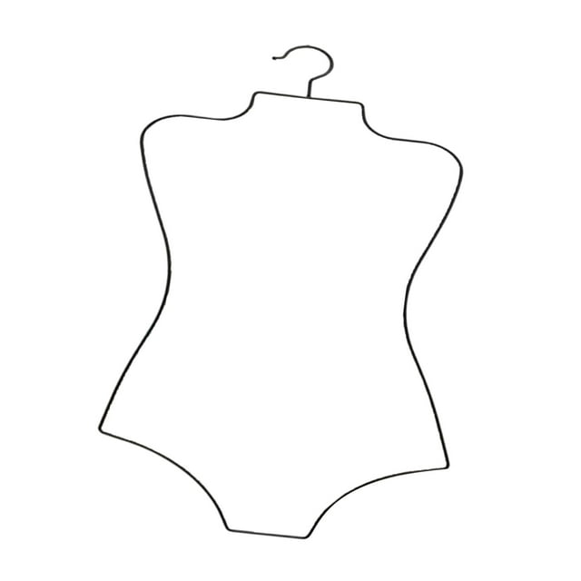 Lipstore Swimwear Hanger for Kids Body Shape Display Hanger Girls Bikini Swimwear Hanging