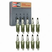 10 pc Champion 7983 Double Platinum Spark Plugs for 12571164 12578277 41-952 41-974 41-983 41-985 4469 HGR9LQPO PZTR5A15 RS14PMPB5 Ignition Wire Secondary Fits select: 2006-2011 CHEVROLET IMPALA