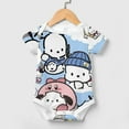 thumbnail image 3 of Pochacco Baby Bodysuit Boy Girl Clothes Soft Newborn Infant Outfit Short Sleeve Romper, 3 of 8