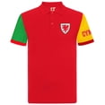 thumbnail image 1 of Wales Cymru Polo à Manches Contrastantes pour Garçons, 1 of 4