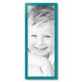 thumbnail image 2 of ArtToFrames 11" x 28" Aqua Picture Frame, 11x28 inch Green Wood Poster Frame (WOM-4428), 2 of 8