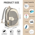 thumbnail image 5 of Colorful Retro Backpack for Women, Tribal Style Laptop Daypack with Waterproof Fabric and Adjustable Straps, 5 of 5