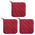 thumbnail image 2 of Pebbuoy 3Pcs Kitchen Pot Holders Placemats Heat-Resistant Oven Pot Holders Cup Mats Kitchen Supplies, 2 of 8