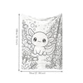 thumbnail image 3 of Linnome Coloring Blanket for Washable Polyester Throw - Reusable Large Coloring Mat Creative Art Activity - Fun Color-In Blanket for Teens Home Playroom Gift, 3 of 7