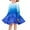Blue, variant on FKELYI Size 7-8 Years Long Sleeve Dress Loose Glitter Purple Butterfly Kids Swing Party Dress Girls A Line Skater Casual Twirly Dress