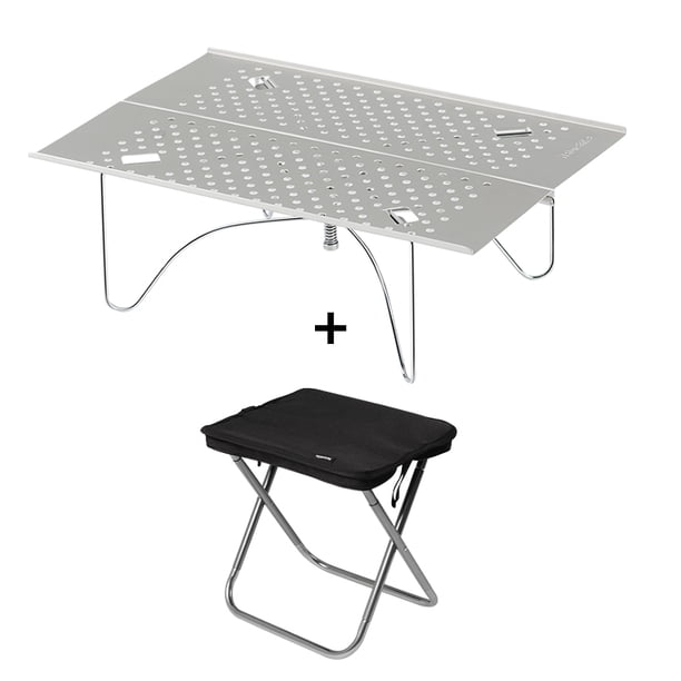 Naturehike-mesa de centro plegable portátil para exteriores, ultraligera, Mini mesa de Camping de fácil construcción, vajilla para Picnic y senderismo al aire libre