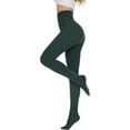 thumbnail image 4 of HSHDLDF Women's 80 Denier Tights Soft Opaque Solid Color Footed Pantyhose, 4 of 7