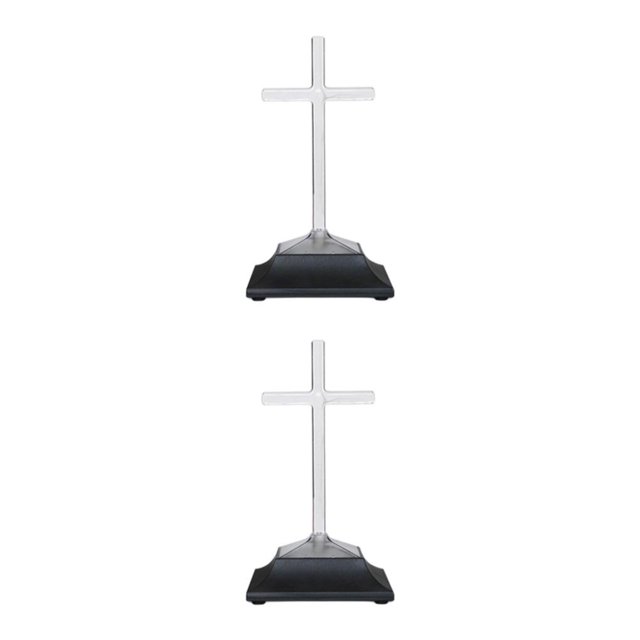 Transemion Modern LED Solar Garden Decor Path Lawn Yard Acrylic Outdoor Landscape Bright and Environmentally-friendly Type B 2Set