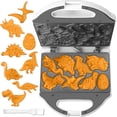thumbnail image 1 of Máquina para hacer gofres SugarWhisk con forma de dinosaurio eléctrica, 8 formas, 1 of 6
