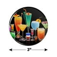 thumbnail image 3 of Cocktails Cocktail Drinks Bar Happy Hour Kitchen Refrigerator Locker Button Magnet, 3 of 6