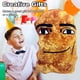 thumbnail image 4 of Chicken Nugget Meme Plushies Toy Funny Big Chicken Block Plush Pillow Cute Chicken Nuggets Stuffed Plush Toy for Kids and Adults, 4 of 5
