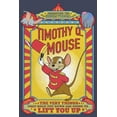 thumbnail image 2 of Boy's Dumbo Timothy Q. Mouse Circus Poster Graphic Tee Navy Blue Heather X Large, 2 of 3