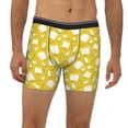 thumbnail image 2 of Salouo Tulips Flowers Pattern Men's Boxer Briefs, Soft & Breathable Underwear Elastic Waistband Briefs for Men,1-Pack, 2 of 7
