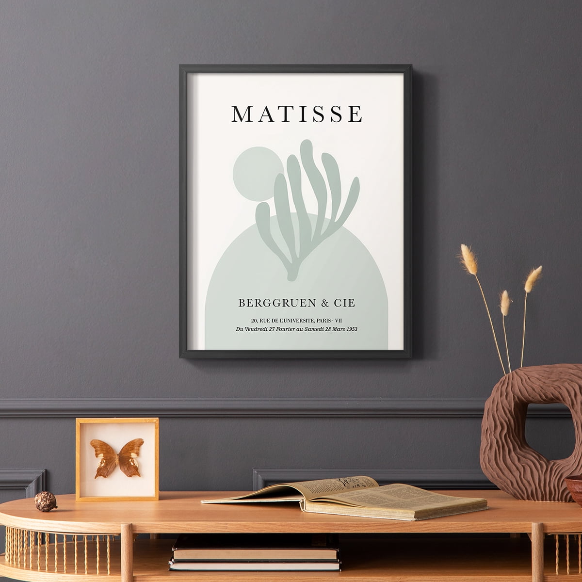 Matisse CLXXIV Framed Print in Black Solid Wood 8 x 10 Framed Print