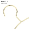 thumbnail image 3 of YSNOOWE 10Ud Colgador De Ropa Metal Dorado Semi Circular Multifuncional Para Abrigos Bufandas Y Accesorios, 3 of 6