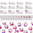 thumbnail image 3 of Flat Back Nail Crystals, Glass Crystal Rhinestones for Craft Nails Dance Costumes, 3 of 5