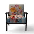 thumbnail image 4 of Designart « composition Kaleidoscope II » Fauteuil d'Appoint Rembourré Abstrait Orange - Fauteuil Moderne pour Chambre, 4 of 7