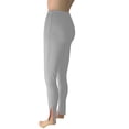 thumbnail image 6 of REALiKUN Women's Cotton Solid Basic High Waist Elastic Jersey Full Length Leggings, 6 of 6