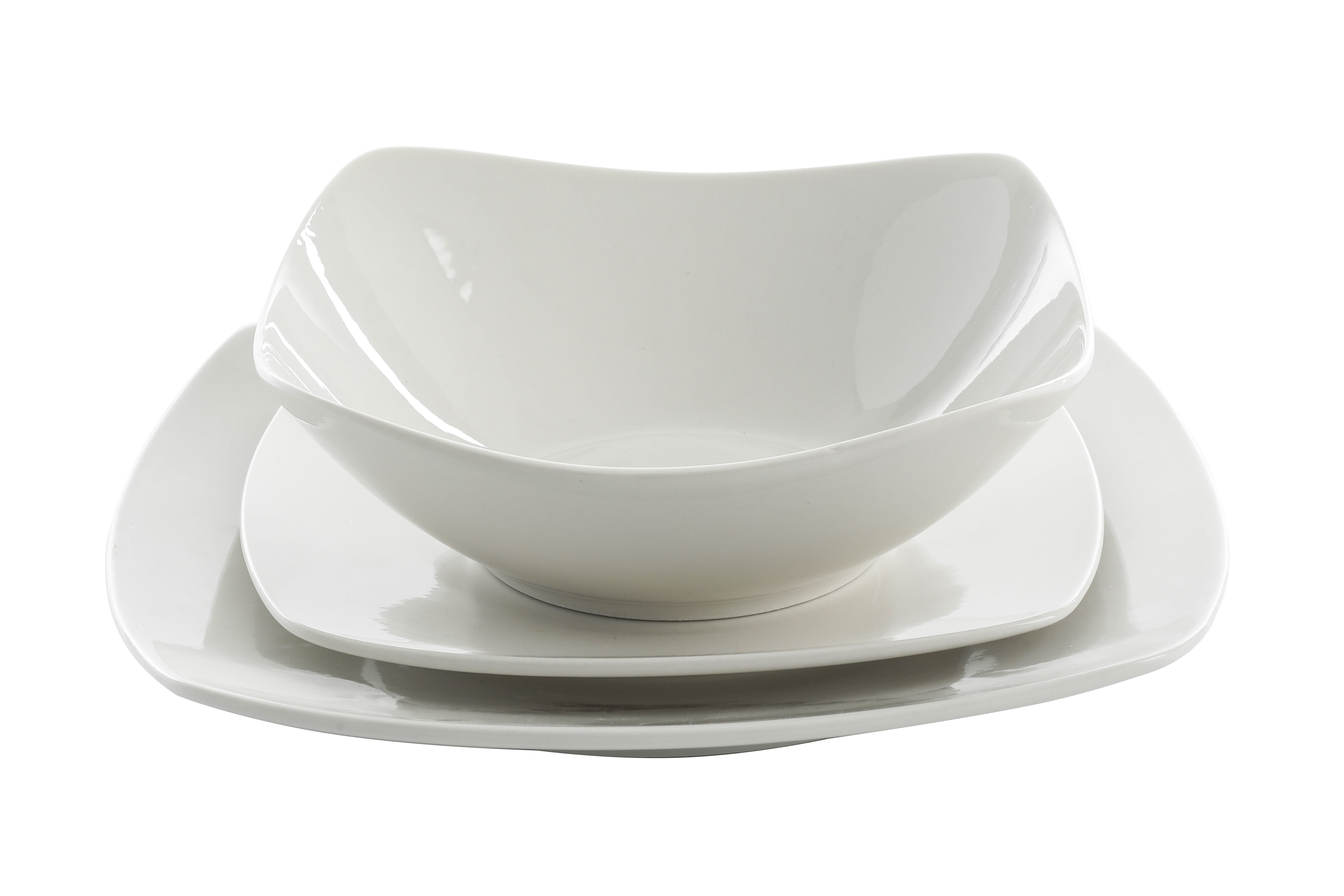 Gray White Shark Porcelain Plate w// Display Stand