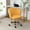 MUSTARD, variant on Swivel Office Chair, Modern Home Office Chair, Velvet Desk Chair with Golden Metal Base, Upholstered Cute Vanity Chair, Height Adjustable Task Chair, Shell Back Makeup Chair, Grey