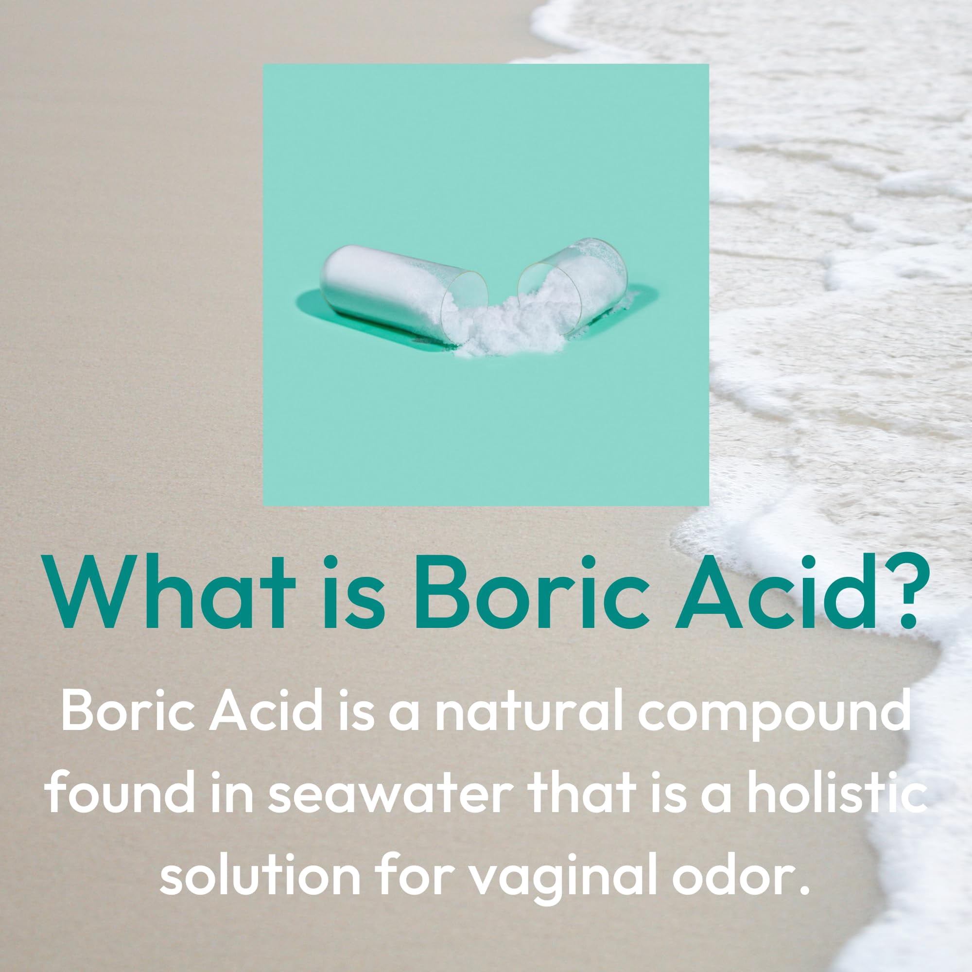 pH-D Feminine Health Support - 600 mg Boric Acid Suppositories - Woman Owned - for Vaginal Odor Use - 36 Count