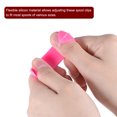 thumbnail image 4 of Unique Bargains Pink Silicone Sewing/Embroidery Machine Thread Spool Savers, 20 Pack, 4 of 5