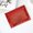 Red, variant on 3 Ring Binder Pencil Pouch - Large Clear Window Pen Case with Grommets, Waterproof Diamond-Weave Fabric, Heavy Duty Metal Zipper