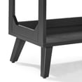 thumbnail image 3 of Crosley Furniture Asheville Low Record Storage Console in Black, 3 of 10