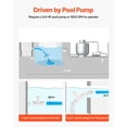 thumbnail image 5 of Automatic Suction Pool Vacuum Cleaner with 12 Hoses for Inground and Above Ground Pools Up to 20 x 35 ft, 5 of 7