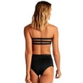 thumbnail image 3 of Vitamin A EcoLux Black Camilla Cross Neck Top 73TECB Black / 10, 3 of 3