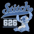 thumbnail image 2 of Girl's Lilo & Stitch White Collegiate 626  Graphic Tee Black Large Plus, 2 of 3