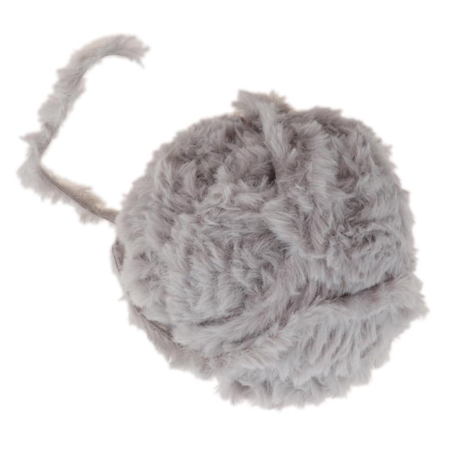 Hilo de piel mullida gruesa Sunnimix Hilados de piel de punto 32m Gris