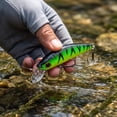 thumbnail image 5 of Fishing Lures for Bass Freshwater 2.75 Inch Hard Bait with Treble Hooks Bass Fishing Gear Accessory for Freshwater Fishing, 5 of 7