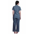 thumbnail image 4 of Moomaya Ensemble de Pyjama à Manches Courtes Imprimé pour Femmes Chemise de Nuit Boutonnée Imprimée, 4 of 6