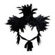 thumbnail image 4 of Capa de plumas artificiales decorativa cómoda y fácil de llevar decoración para el hombro Negro, 4 of 9