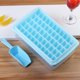 thumbnail image 2 of Ice Cube Tray with Lid and Bin for Freezer, Easy Release Nugget Ice Tray with Cover, Ice Storage Container Scoop, Flexible Durable, 2 of 4