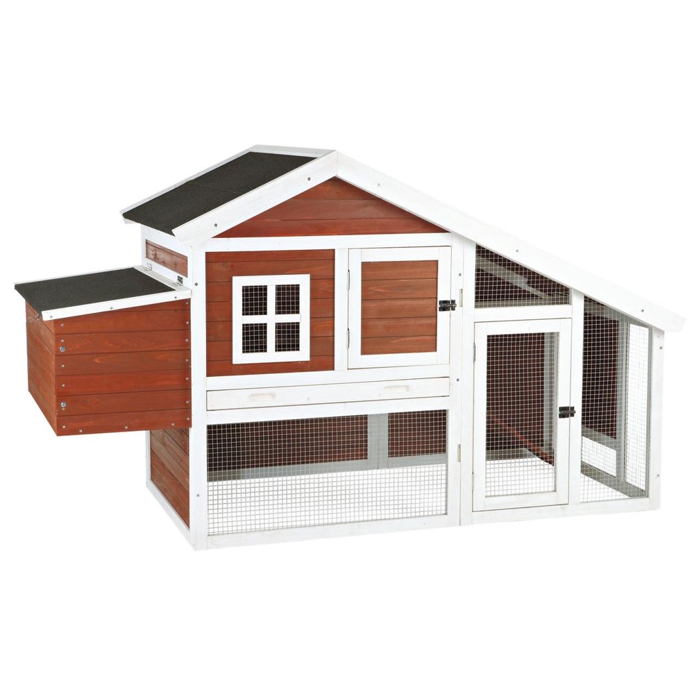 TRIXIE Pet Products natura Chicken Coop with a View with Integrated