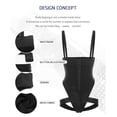 thumbnail image 4 of WZXFASHION 2021 New Trainer With Butt Lift, Adjustable Breathable Butt-Lifting Open Bust Tummy Control Shapewear, Quickly Lift The Hips And Tighten The Waist Shapers Black L, 4 of 8