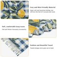 thumbnail image 5 of FORMRS Womens Scarf Winter Soft Long Big Warm Shawls Wrap Tassel Scarves, Retro Beige Lemon, 5 of 9