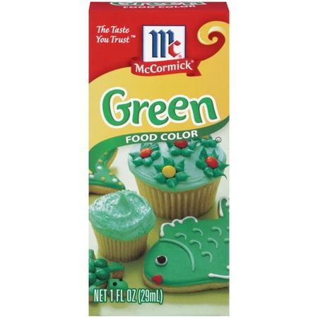 McCormick Green Food Color, 1 fl oz (Best Color For Food)