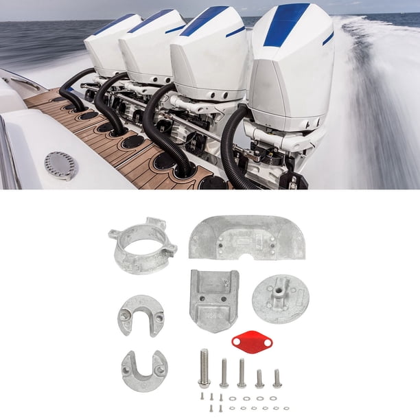 Kit de Ánodo de Aluminio, Antioxidante de Ajuste Directo 888756Q01 Resistente al Agua para Mercruiser Alpha 1 Generación 2 Sternidades
