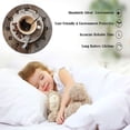 thumbnail image 3 of ZXCXRQFa Coffee Cup And Beans Wood Wall Clock Silent Non-Ticking Kitchen Desk Clock Battery Operated Analog Decorative Round Clocks 10 in Garden Home Decor, 3 of 7