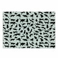 thumbnail image 1 of Cat Lover Cutting Board, Black Silhouettes of Cats in Different Poses Scratching Stretching and Playing, Decorative Tempered Glass Cutting and Serving Board, Small Size, Black White, by Ambesonne, 1 of 1