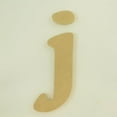 thumbnail image 3 of Package of 1, 6 Inch X 1/2" Thickness MDF Letter j in The Goudy Heavy Font, Thick, Lower Case for Art & Craft Project, Made in USA, 3 of 4